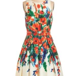 Eliza J Floral Sleeveless Dress